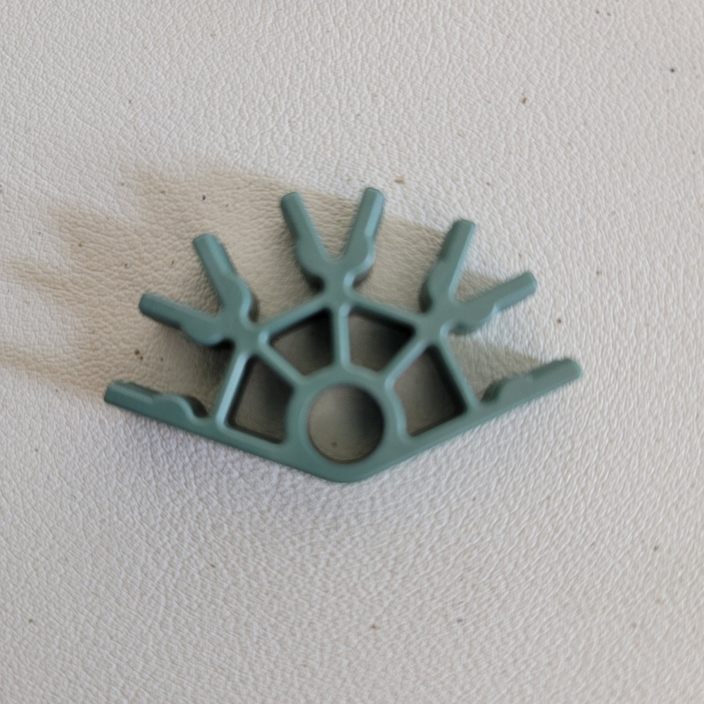 K'Nex 4 Way Connector Metallic Green Replacement Building Parts Knex Part Qty 70